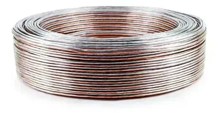 Fio Bicolor Paralelo Cristal Rolo 5 Metros 2x1 50mm