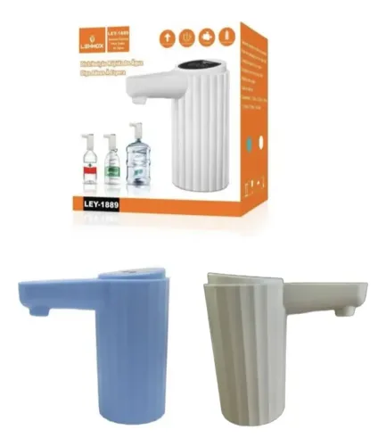 Bomba p/ Galão De Água Recarregável Dispenser Bivolt Usb Cor Azul ou Branca