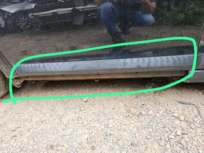 Friso da porta dianteira esquerda Citroen C4 pallas 