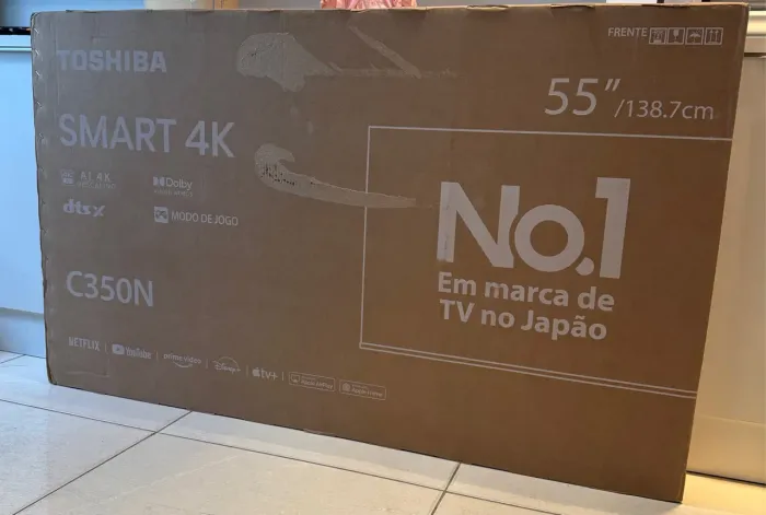 TV Toshiba Smart 4K 55 Polegadas