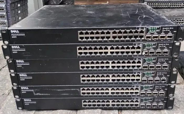 Switch Dell PowerConnect 6224 24 Portas 1GB RJ45