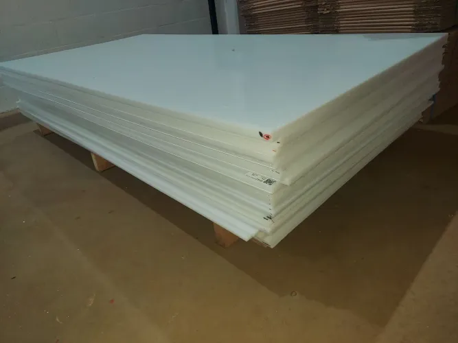 Placa de polietileno 2x1m espessuras diversas