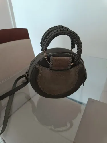 Bolsa Arezzo original couro legítimo cor verde musgo 
