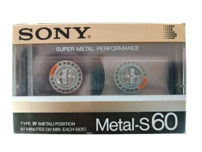 Fita K7 Sony Metal-S60 - Super Metal Performance