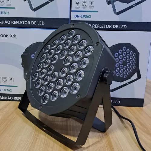 Canhão Refletor 36 Led para festas 