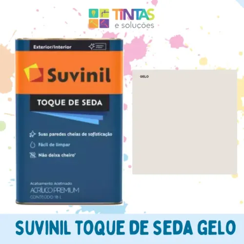 Tinta Suvinil Toque de Seda Gelo