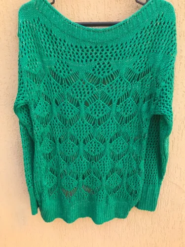 Blusa Verde Em Trico da Vanilla Mint (Usado)