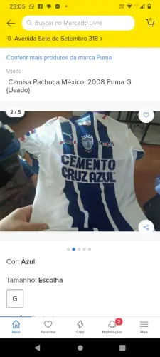 Camisa Pachuca México 2008 Puma G