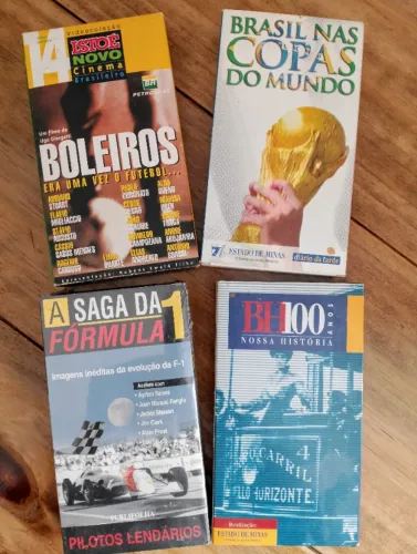 Fitas VHS - A Saga da 'Fórmula 1' Lacrado, Copa do Mundo + 2