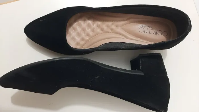 Sapato Feminino de salto baixo Beira Rio 36 cor preto