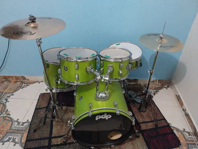 Bateria Completa Verde