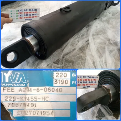 PISTÃO HIDRÁULICO 6 ESTÁGIOS HYVA 