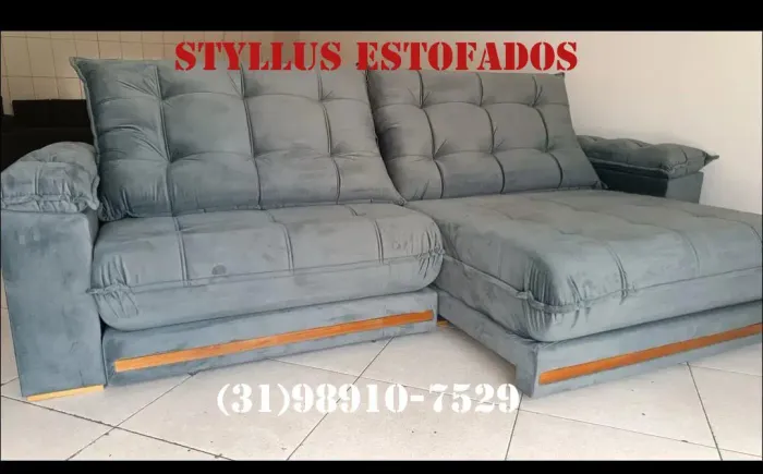 Sofá Barcelona com pillow de 32cm