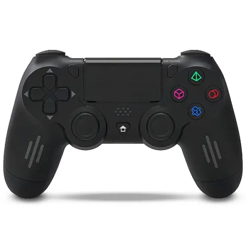 Controle Joystick Sem Fio para Ps4, PC, Celular Android DuploShock4, Preto - Knup