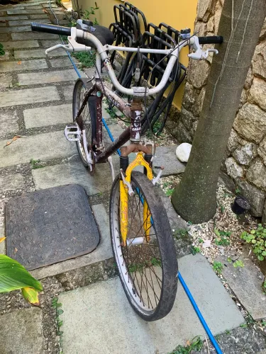 Bike Caloi toda em aluminium pra restaurar 