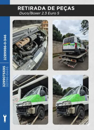 Sucata ducato euro 5 retirada/reposição de pecas 