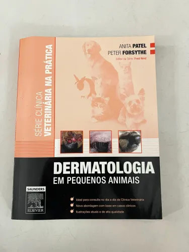 Livro Dermatologia em pequenos animais 