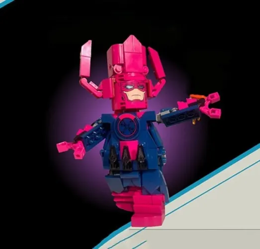 Galactus Devorador de Mundos - Miniatura de Blocos Marvel (15cm)