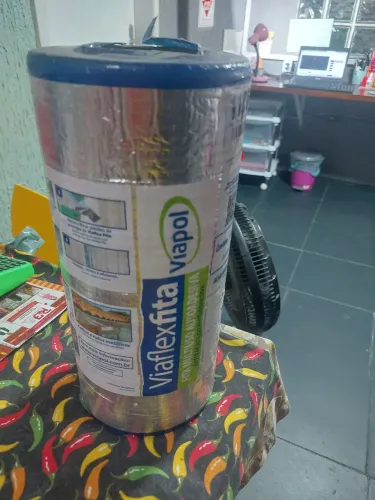 Manta Aluminizada Viapol 30cm X 10 metros
