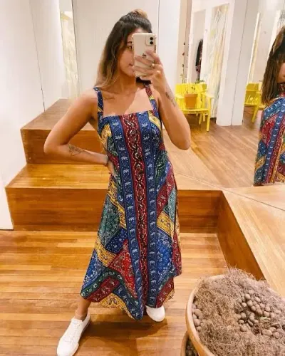 Vestido Midi da Farm TAM M