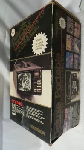 Rádio/tv 5 polegadas precision modelo ptv-969 funcionando!! raro!!