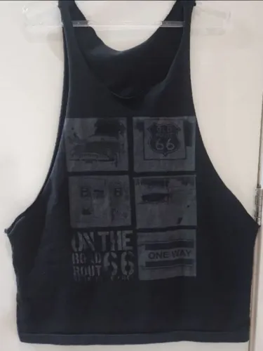 Blusa regata camisa cavada tamanho g