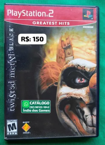 Twisted Metal Black = R$: 150
