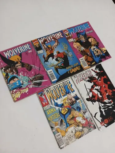 Coleção de gibis  do Wolverine anos 90 - Edições Clássicas
