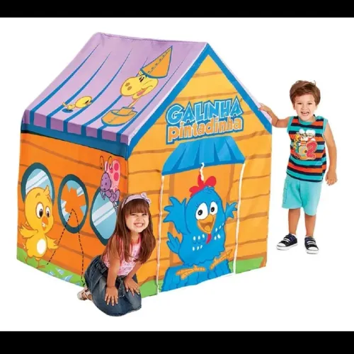 Barraca cabana casinha galinha pintadinha 