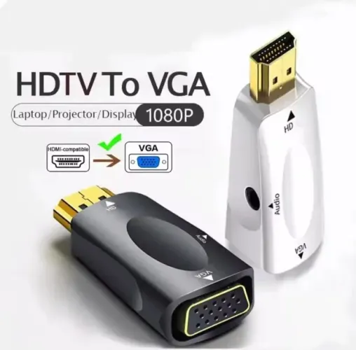 Conversor HDMI para VGA Imagem Nítida em Monitores Antigos