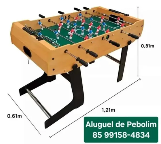 Aluguel de mesa de totó pebolim R$150