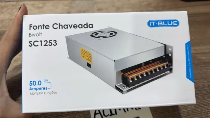 Fonte Chaveada Bivolt IT-BLUE SC1253 - 50A