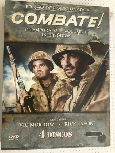 Vendo Box Dvd Raríssimo Novo Lacrado Série Combate! Anos 60 Temporada 1 Volume 1 Original