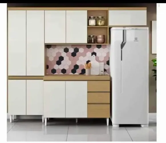 Armário de Cozinha Moderno e Funcional