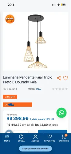 Lustre novo 
