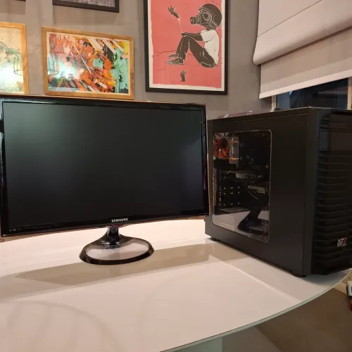 PC Gamer/trabalho completo | GTX 1050 | 16GB RAM | SSD + Monitor TV Samsung 27"