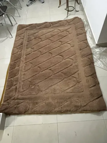 Tapete Retangular Marrom Tabacow Vintage