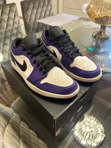 Jordan 1 low court purple