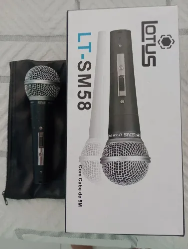 2 MICROFONES COM FIO