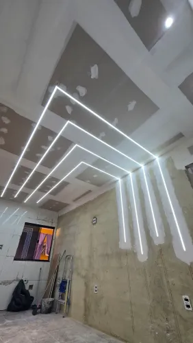Perfil de led e iluminação.