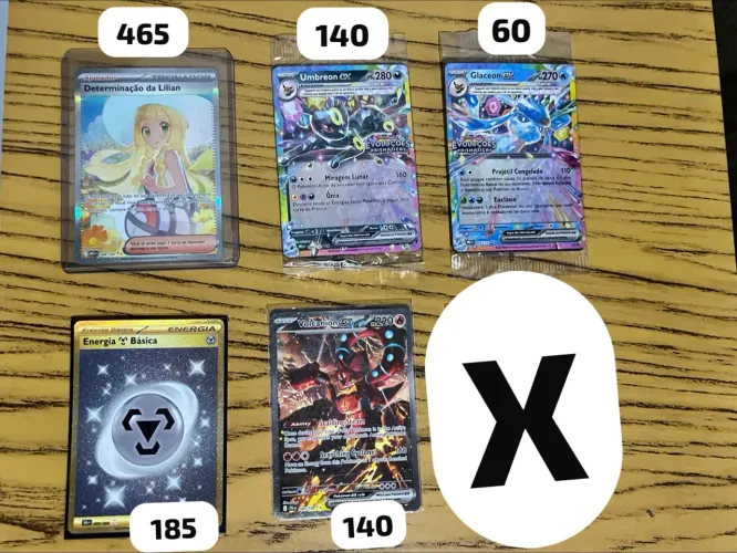 Lote de Cartas pokémon