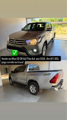 Toyota Hilux CD SR 4X2 2.7 16v/2.7 Flex Aut. 2017