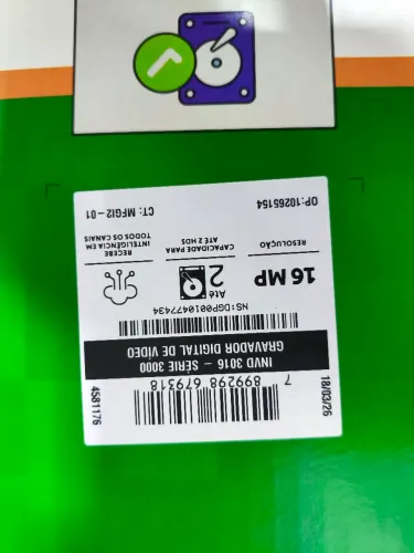 NVD 3116 Intelbras novo