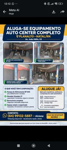 Estou arrendando toda a oficina junto com o prédio ou as máquinas o cliente que interfere