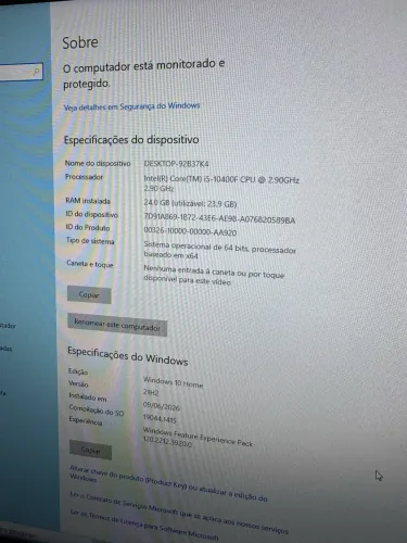 Pc gamer i5 com Rx550 