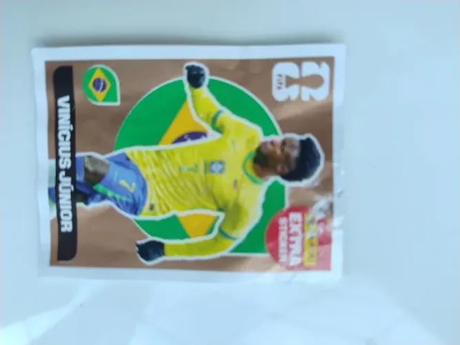 Figurinha Extra Sticker Vinícius Junior