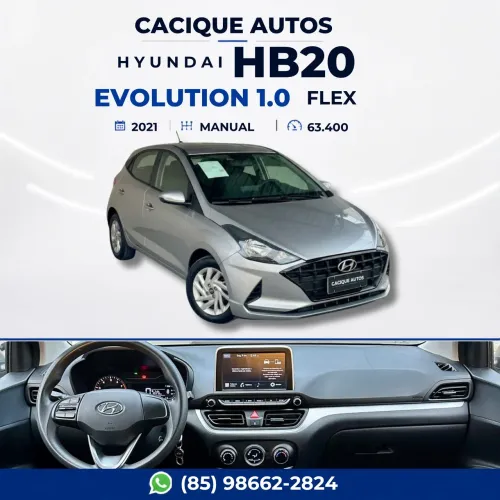 Hyundai HB20 Evolution 1.0 Flex 12V MEC 2021