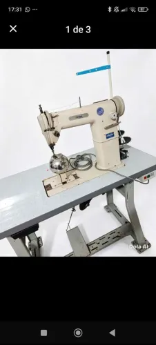 Máquina de costura para confecção de perucas e laces