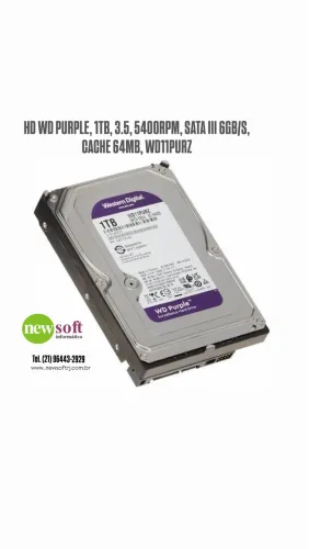 HD 1TB Sata Western Digital Purple WD11PURZ