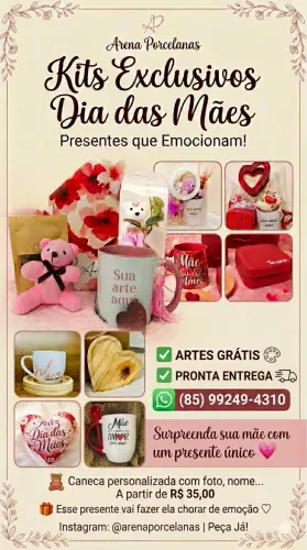 Kit pronta entrega dia das mães 2026